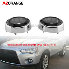 Luz de nevoeiro prata tampa moldura moldura para Mitsubishi Outlander 2010-2012 grade l & r comprar usado  Enviando para Brazil