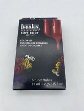 Tinta acrílica corporal macia profissional Liquitex - 6 x 22 ml, conjunto de cores 0,74 oz comprar usado  Enviando para Brazil