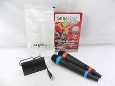 Boxed Playstation 3 Ps3 Singstar Wireless Microphones with Dongle and Bag for sale  Shipping to South Africa