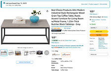 table wood coffee grey modern for sale  Columbus