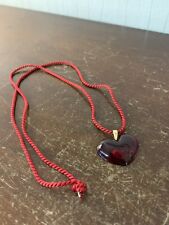 Collier cœur rouge d'occasion  Baccarat