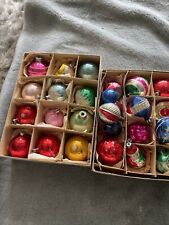 Vintage christmas baubles for sale  BOURNEMOUTH