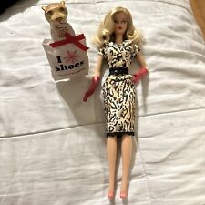 Muñeca Barbie Girl Charlotte Olympia 2016 etiqueta dorada en caja original Mattel en leopardo segunda mano  Embacar hacia Argentina