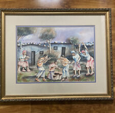South African Framed Watercolor Painting By SI Hlatshwayo Listed Afrikaner  Art for sale  Shipping to South Africa