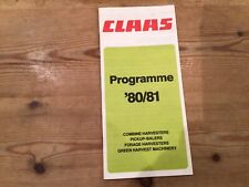 Class program 1980 for sale  MARKET RASEN