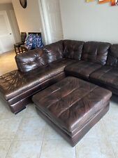 Genuine leather sofa for sale  Wellington