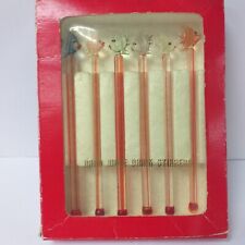 glass cocktail stirrers for sale  ROMFORD