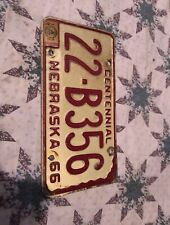 1966 nebraska license for sale  Bennet
