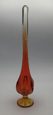 Viking Amberina Art Swung Glass 1950-1960 Vase 13.5” Absolutely Stunning! til salgs  Frakt til Norway