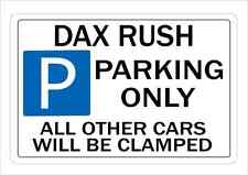 Dax rush parking for sale  BEXHILL-ON-SEA