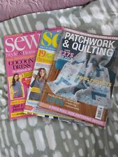 Sewing quilting magazines for sale  BIRMINGHAM