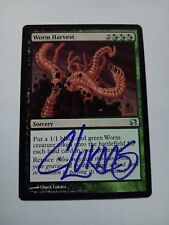 Worm Harvest  Artist Proof  Signed by Chuck Lukacs MTG Magic for sale  Shipping to South Africa
