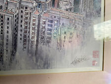 Large Hong Kong Panoramic Print, Ltd Edition Framed & Signed. for sale  Shipping to South Africa
