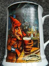HOBGOBLIN 'WHATS THE MATTER LAGERBOY' Wychwood Brewery Ceramic Stein Mug Tankard for sale  Shipping to South Africa