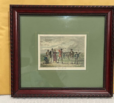 Framed golf etching for sale  Van Nuys