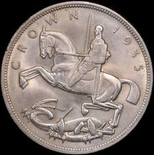 1935 silver crown for sale  Shipping to Ireland