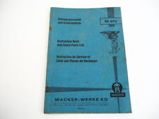 Wacker 60y vibrations gebraucht kaufen  Merseburg