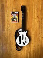 Guitarra Guitar Hero Blanco Les Paul Controlador Rojo Octanaje Nintendo Wii con Juego segunda mano  Embacar hacia Mexico