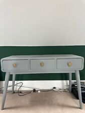 Grey wooden desk for sale  LIVERSEDGE