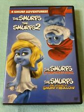 The Smurfs Collection - 4 DVD películas 1 y 2 Pitufo Christmas Carol Smurf Hallow segunda mano  Embacar hacia Argentina