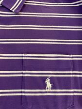 Usado, Camisa polo golfe Ralph Lauren vintage listrada roxa macia Stonebriar comprar usado  Enviando para Brazil