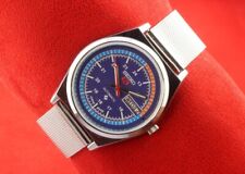 Reloj de pulsera vintage Seiko 5 automático esfera azul para hombre Japón funcionando. Excelente  segunda mano  Embacar hacia Argentina
