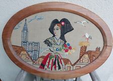 Tableau broderie ancienne d'occasion  France