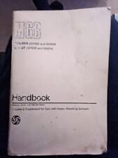 Mgb handbook vintage for sale  LEICESTER