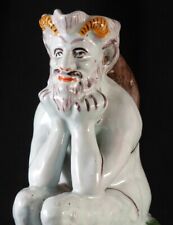 Estátua de fauna antiga jarro escultura decoração diabo estatueta arte rara antiga 18º comprar usado  Enviando para Brazil