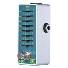 Pedal efecto ecualizador para guitarra eléctrica ENO EQ7 7 bandas ecualizador verdadero bypass metal G3J5 segunda mano  Embacar hacia Argentina