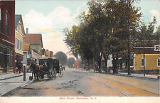 Cartão postal c.1908 Stores Main St. Metuchen NJ comprar usado  Enviando para Brazil