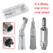 NSK Style Dental Slow Low Speed Handpiece Straight Contra Angle Air Motor 2/4H Y for sale  Shipping to South Africa