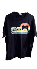Camiseta masculina Gamer Port Company distanciamento social Expery tamanho XL preta comprar usado  Enviando para Brazil