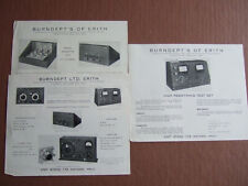 Burndept vintage radio for sale  UK
