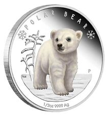 Moneda de medio dólar Polar Babies Polar Bear Tuvalu 2017 1/2 oz a prueba de plata 50c segunda mano  Embacar hacia Argentina
