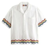 Usado, Camisa Abercrombie And Fitch tamanho médio Trevor Project White Camp Gauzy Pride comprar usado  Enviando para Brazil