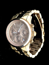 Relógio de pulso Michael Kors Runway 38 mm feminino ouro rosa cronógrafo MK-5128, usado comprar usado  Enviando para Brazil