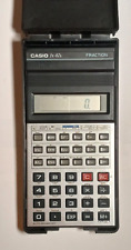 Calculadora Científica Retro Casio De Colección FX-82L Fracción con Estuche Cubierta segunda mano  Embacar hacia Argentina