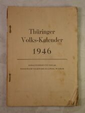Thüringer volkskalender 1946 gebraucht kaufen  Rödental