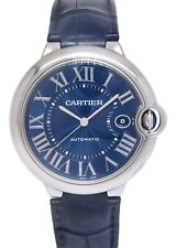 Reloj automático para hombre Cartier Ballon Bleu 42 mm esfera azul acero WSBB0027 3765 segunda mano  Embacar hacia Argentina