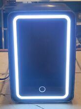 Used,  Mini Led Lighted Fridge Door Personal Chiller Beauty Portable Warm Glass Door for sale  Shipping to South Africa