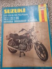 Suzuk GS 550 And GS 750 HAYNES WORKSHOP MANUAL for sale  Shipping to South Africa