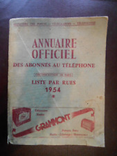 Annuaire officiel abonnes d'occasion  Couhé