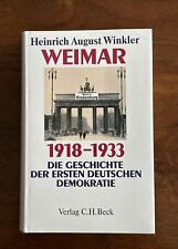 Weimar 1918 1933 gebraucht kaufen  Hamburg