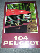 Original peugeot 104 for sale  DISS