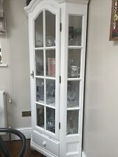 corner glass display cabinet for sale  RICHMOND