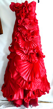 Marchesa couture ruffle for sale  Goshen