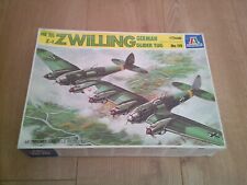 Usado, Kit modelo L267 Italeri 119 - Heinkel He 111 rebocador planador alemão Zwilling - 1/72 comprar usado  Enviando para Brazil