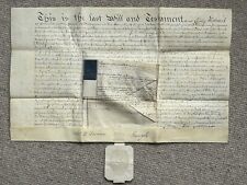 1790 last testament for sale  BEDFORD