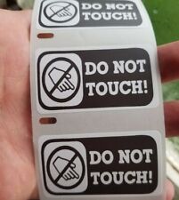 Touch warning stickers for sale  Valparaiso